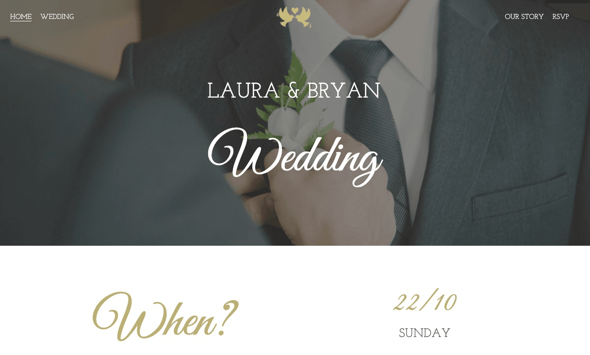 null Laura & Bryan Wedding Template